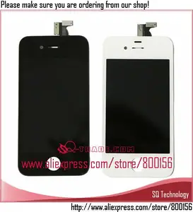 Vetro digitalizzatore e display lcd per iphone 4s& riparazione lcd montaggio cina