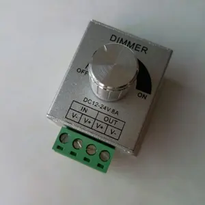 DC12V LEVOU Interruptor Dimmer única Cor Mão Rotação LED Dimmer (Escudo De Alumínio)
