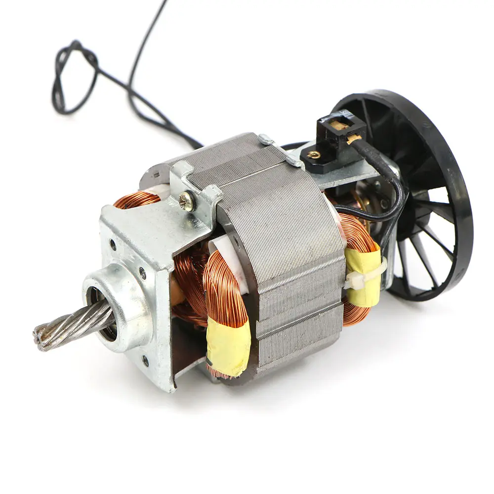 Универсальный двигатель переменного тока для мясорубки с шестеренкой, двигателем блендера, смесителем, полностью медным проводом