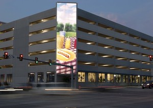 Haute luminosité extérieure de médias de LED Publicité extérieure panneau d'affichage/a mené le mur d'écran prix sur façade - Product Image 2