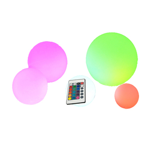 Bola de luz Led recargable para exteriores, 16 <span class=keywords><strong>colores</strong></span>, resistente al agua, diámetro de 20cm, RGBW, para jardín - Product Image 1