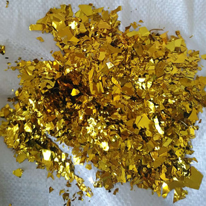 Coriandoli Dorati Irregolari in Foglia Metallica all'Ingrosso - Product Image 2
