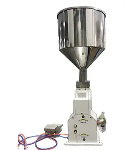 A02 Pneumatic filling machine with foot pedal for paste direct supply