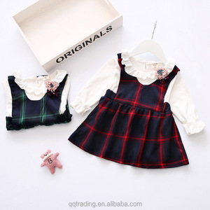 Coreano maniche lunghe in cotone lasciare due stili principessa nuovo modello 2 anno di età bambina <span class=keywords><strong>vestito</strong></span> pari - Product Image 2