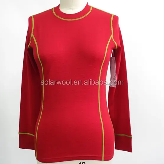 red long sleeve t-shirt womens