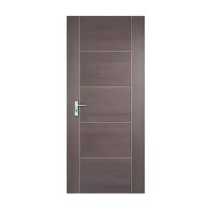 نوعية جيدة الطلاء اللون الخشب رسمت خشبية تصميم Hdf خشب متين أبواب غرف داخلية باب خشبي أبواب دخول