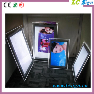 Hộp Đèn LED Acrylic Tinh Thể, Hộp Đèn Led Acrylic Tinh Thể Hai Mặt Trong Nhà Gắn Cửa Sổ Trưng Bày Bằng Acrylic - Product Image 6