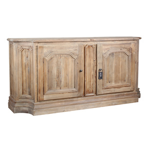 Armoire en bois Vintage, ferme, pays, incurvé, armoire de rangement en bois recyclé, armoires de salon antiques - Product Image 1