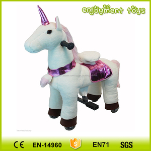 Disfrute CE caballo mecedora de madera para los niños, <span class=keywords><strong>gran</strong></span> caballo mecedora para la venta - Product Image 4