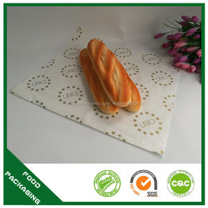 Personnalisé imprimé sulfurisé <span class=keywords><strong>papier</strong></span>, alimentaire graisse preuve <span class=keywords><strong>papier</strong></span>, pain <span class=keywords><strong>papier</strong></span> d'emballage - Product Image 1