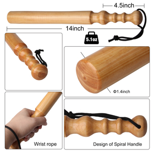Bâton de pêche en bois respectueux de l'environnement, batte à poisson - Product Image 4