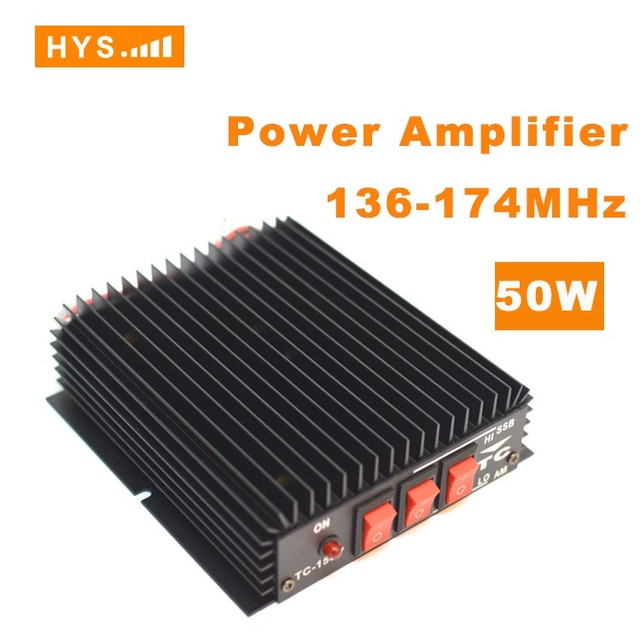 HYS 50W Mini 144MHz VHF Walkie Talkie Signal Booster Amplifier TC-150V