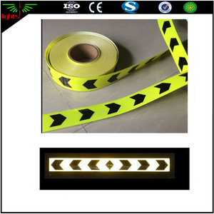 <span class=keywords><strong>Signalisation</strong></span> réfléchissante adhésive pour porte ouverte, marqueur de sécurité routière, flèche, décoration de voiture, autocollant réfléchissant, ruban d'avertissement - Product Image 4