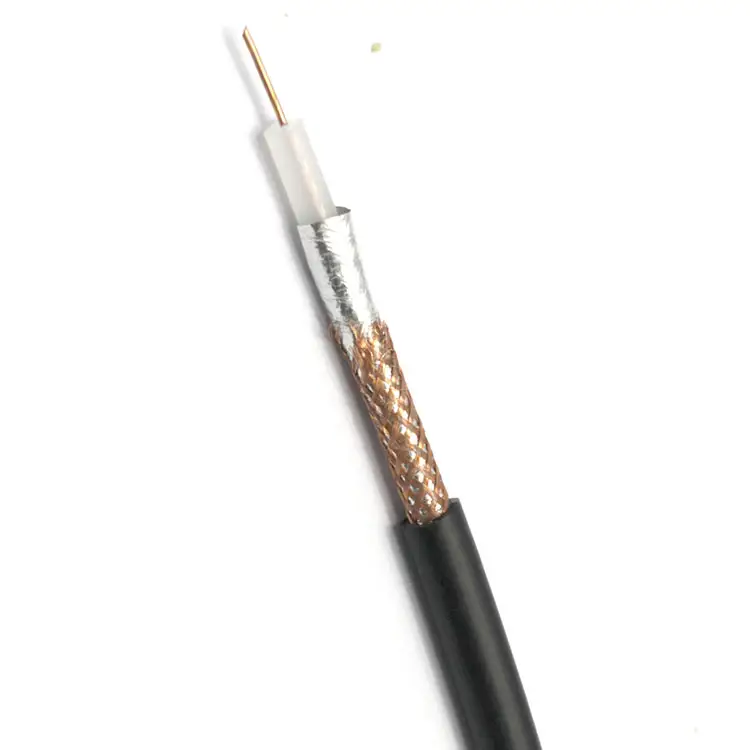 AMPXL-cable coaxial de baja pérdida para cctv, cable coaxial de 1,5c-2v, serie RG, catv