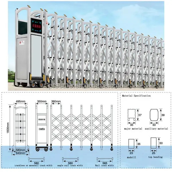 Kinh Tế Tự Động Có Thể Thu Vào Gấp Cửa Cửa Giá