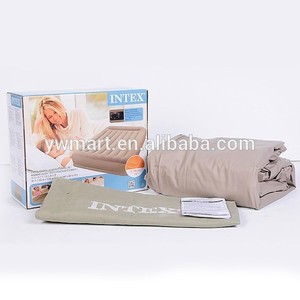 Kasur Udara Tiup Kasur Udara Tempat Tidur, Sandaran Bantal <span class=keywords><strong>Queen</strong></span> dengan Pompa Bawaan