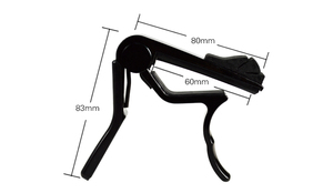 Funktion Gitarren-<span class=keywords><strong>Capo</strong></span> aus schwarzer Legierung mit <span class=keywords><strong>Pick</strong></span>-Halter, Cappo für akustische/elektrische/klassische Gitarre Neu - Product Image 2