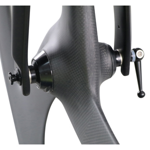 ICAN Superleichte Hochwertige Vollcarbon Singlespeed Fixie Fahrrad Nur 9,11kg TT/Zeitfahr/Triathlon Aero Rennrad - Product Image 4