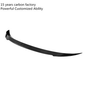 ปีกสปอยเลอร์ด้านหลังคาร์บอนไฟเบอร์ F12,สไตล์ <span class=keywords><strong>V</strong></span> สำหรับ BMW 6 Series 640i เปิดประทุน2013-2018 - Product Image 2