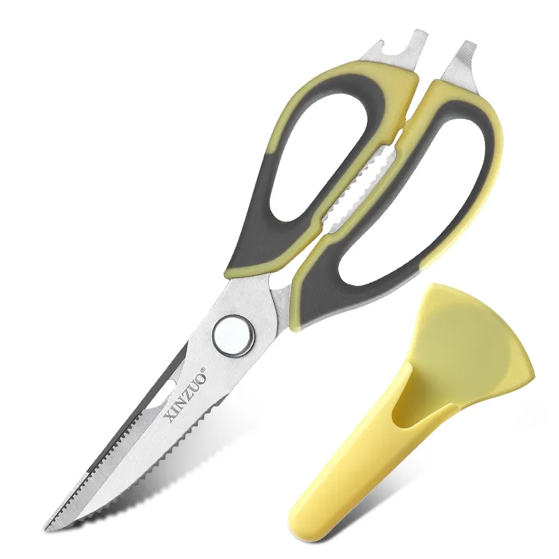 XINZUO Stainless Steel Food Cutter Shears Detachable Multi Function Kitchen Scissors
