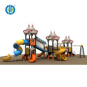 Büyük açık çocuk eğlence parkı kombinasyonu tüp slayt çocuk oyun ekipmanı - Product Image 1