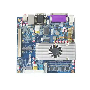 Linux embedded fanless placa dual core ddr3 placa-mãe de desktop board para a indústria do pc