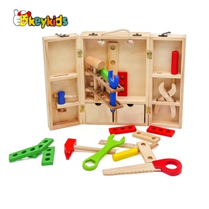 Educational Play <strong>Kids</strong> Wooden Toy <strong>Tool</strong> <strong>Set</strong> for Preschoolers W03D103B - Product Image 3
