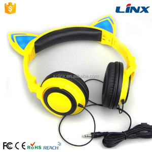 Brillan en La Oscuridad de Luz LED de Gato Oreja Los Auriculares para Escuchar Música - Product Image 4