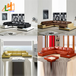 Lederen Woonkamer Meubels Sofa Set Bank <span class=keywords><strong>Modern</strong></span> Design <span class=keywords><strong>Lounge</strong></span> L Vormige Bank