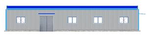 27.5M X 10.5M X 5.0M Prefab Kết Cấu Thép Xây Dựng Kho Hội Thảo - Product Image 4
