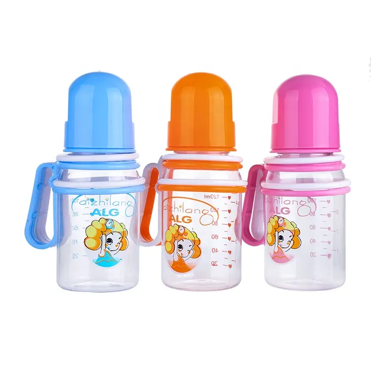 PC PP 120ml 4 once bottiglia di bambino BPA con maniglia