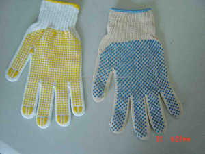 Guantes de seguridad de algodón blanco natural - Product Image 4