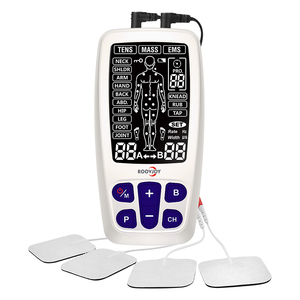 ROOJOY mesin pijat 3-in-1 TENS <span class=keywords><strong>EMS</strong></span>, <span class=keywords><strong>Stimulator</strong></span> otot pereda nyeri efektif untuk peralatan rehabilitasi terapi fisik - Product Image 1