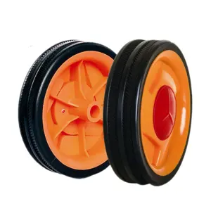 4 inch molded plastic toy wheels and tires