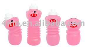 L'eau de bande <span class=keywords><strong>dessin</strong></span>ée bouteille en plastique - cochon - Product Image 1