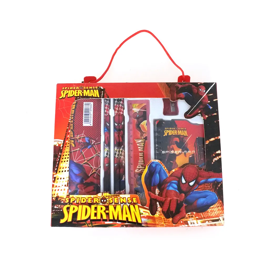 Spider Man boys students pencil case school supplies stationery set