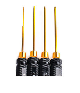 <span class=keywords><strong>RC</strong></span> Công Cụ 4 pcs hex vít điều khiển set titanium mạ cứng 1.5 2.0 2.5 3.0mm - Product Image 5