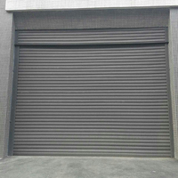 Porte de garage à enroulement automatique en acier résistant au feu, prix de gros