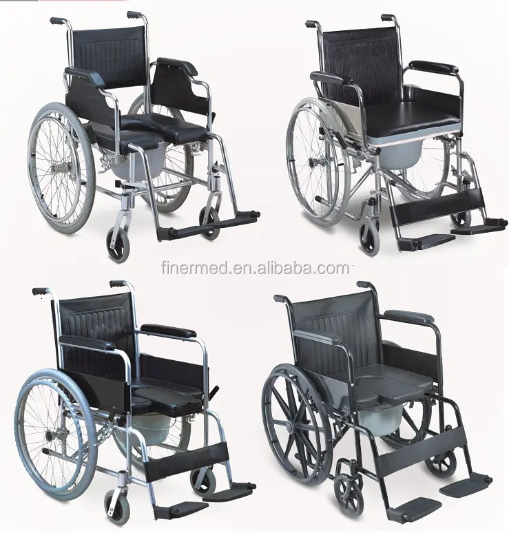 Hướng Dẫn Sử Dụng Y Tế Gấp Vận Chuyển Commode Wheel Chair Với Bedpan