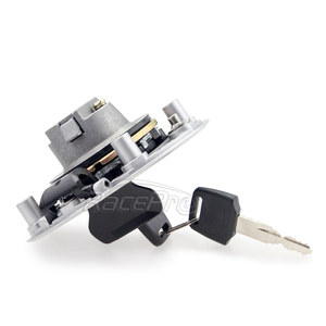 Cubierta de Tanque de Combustible para Motocicleta con Llaves para Kawasaki ZXR750 ZR250 BALIUS Ninja <span class=keywords><strong>ZX7R</strong></span> ZX9R Negro y Cromo Ligero de Aluminio 6061-T6 - Product Image 5