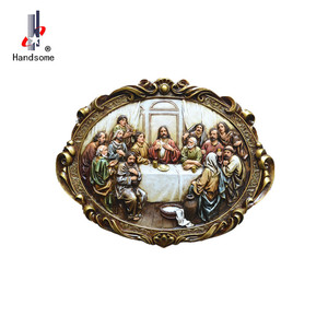 13.5 pollici <span class=keywords><strong>Resina</strong></span> Ultima Cena Decorazione Della Casa Della Parete Appeso Dipinti - Product Image 5