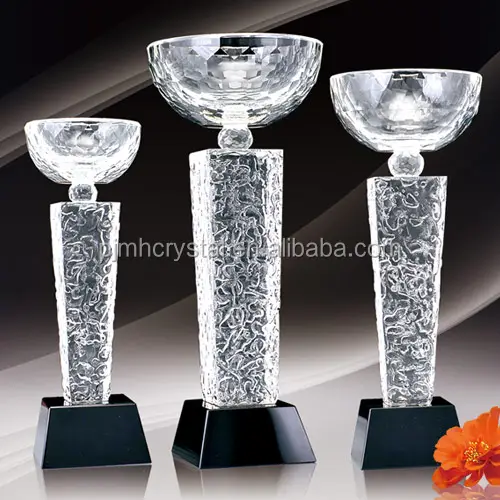 professional customized crystal cup trophy/crystal trophy for Grand ceremony/custom crystal trophy and awards MH-J5308