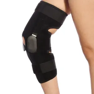 Preço de fábrica OA Ortopédica Ajustável Médica Arrugado Neoprene Joelho Brace velcro joelheira