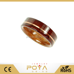 POYA Joyería 8mm Alianzas <span class=keywords><strong>de</strong></span> Boda anillo <span class=keywords><strong>De</strong></span> <span class=keywords><strong>Compromiso</strong></span> <span class=keywords><strong>de</strong></span> Tungsteno, Anillo <span class=keywords><strong>de</strong></span> Palo <span class=keywords><strong>de</strong></span> rosa Y Madera <span class=keywords><strong>de</strong></span> Koa Hawaiano Con Oro Rosa A Rayas Al Por Mayor - Product Image 1