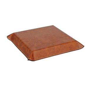 Fully PU Leather Jewelry Catchall Key Phone Wallet Coin <strong>Tray</strong> Caddy Bedside <strong>Storage</strong> <strong>Tray</strong>(Brown Faux Leather) - Product Image 3