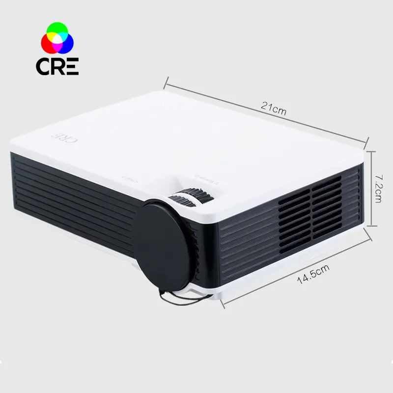 Handheld hd tv 1080p home entertainment projector for computer event laptop