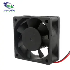High Airflow 60x25mm 12V 2Pin cooling Fan with 5000rpm for Car Audio Vent