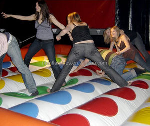 Jeu de <span class=keywords><strong>Twister</strong></span> gonflable géant personnalisé, jeu de contact corporel pour adultes - Product Image 5
