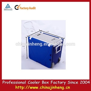 Con <span class=keywords><strong>aislamiento</strong></span> hielera <span class=keywords><strong>de</strong></span> plástico caja para vacuna, cerveza, alimentos, pesca, barbacoa, nevera portátil plegable - Product Image 5