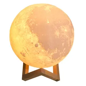 Lámpara táctil de luz de luna para fiesta, táctil de metal, de varios colores, precio barato